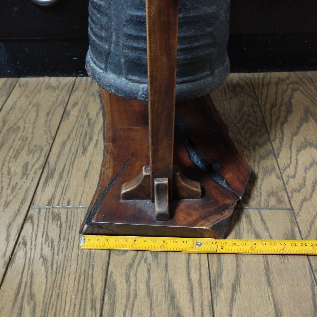 茶道具　鐘　喚鐘　撞木付