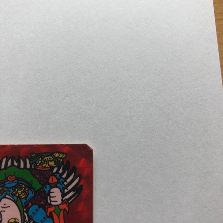 旧ビックリマンシール　ヘラクライスト【赤プリズム】