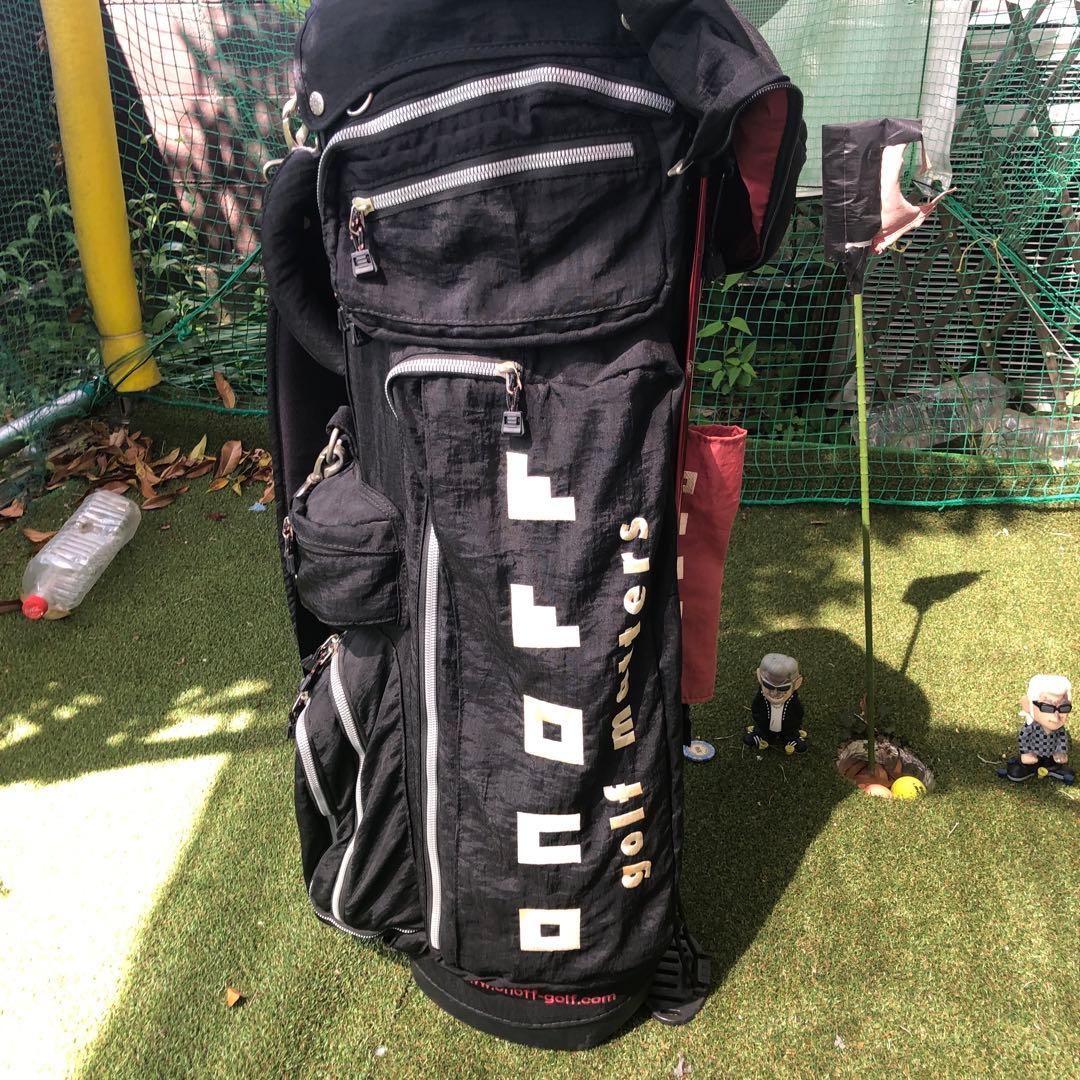 オノフ　スタンド式キャディバッグ　7分割ポケット　メンズ　レディース