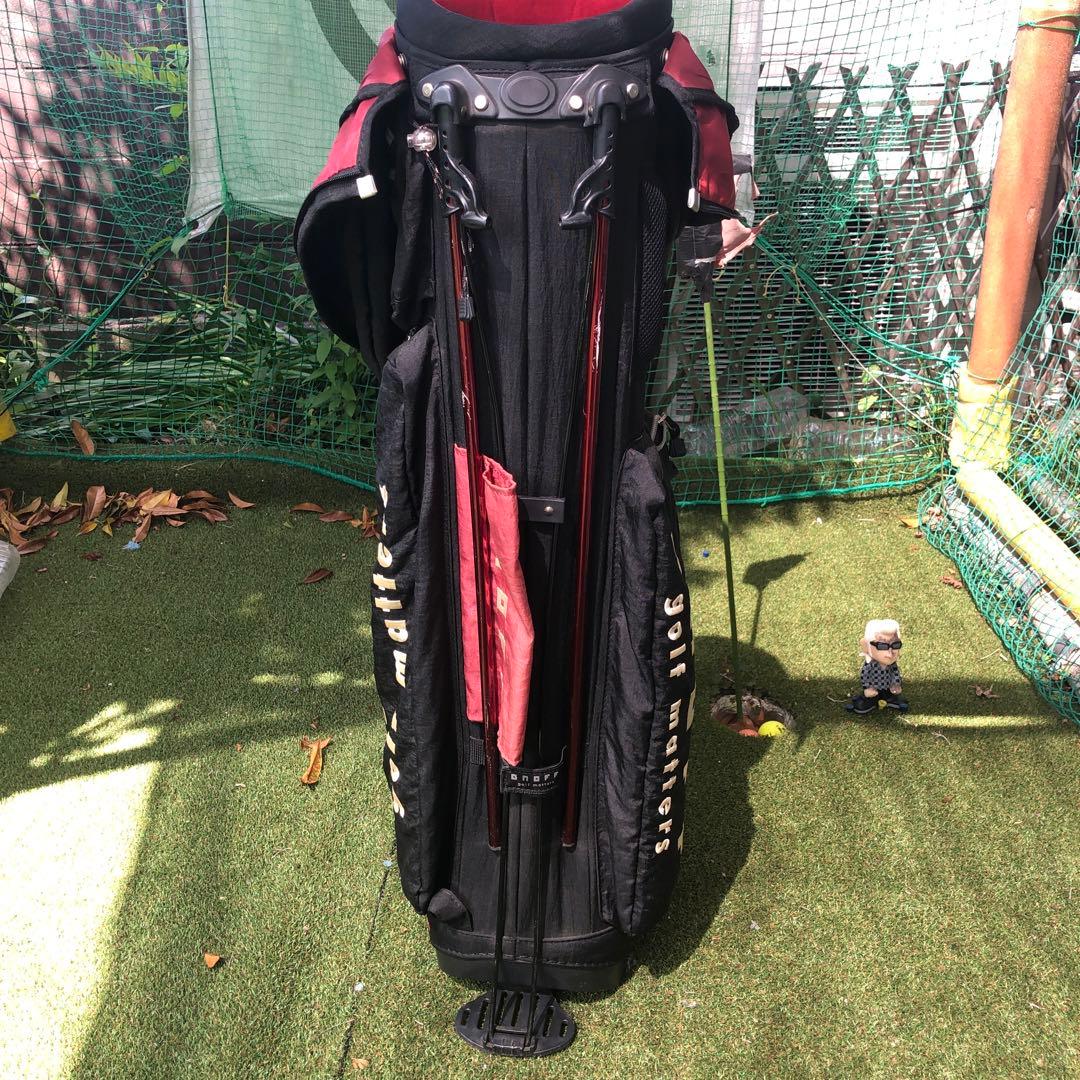 オノフ　スタンド式キャディバッグ　7分割ポケット　メンズ　レディース