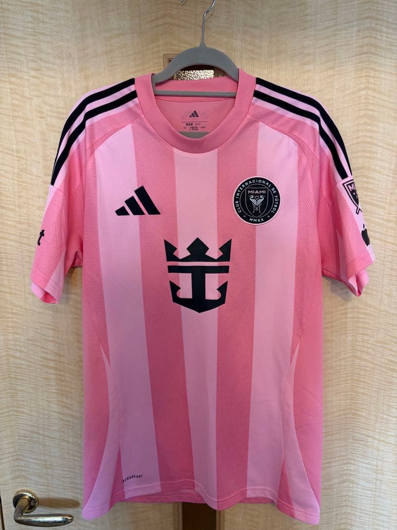 【正規品】インテルマイアミ 25 ユニフォームメッシ Lサイズ フルスポンサー