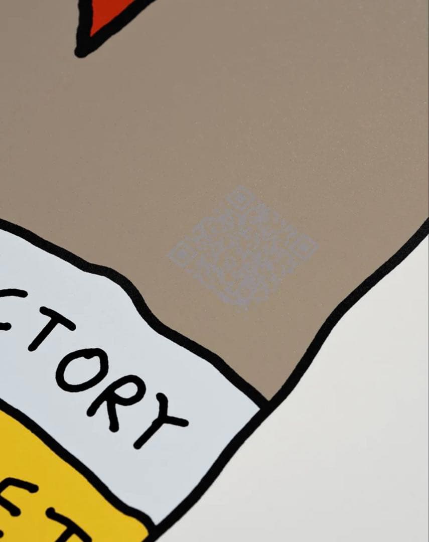 【美品】トムサックス限定シルクスクリーン 額装済み