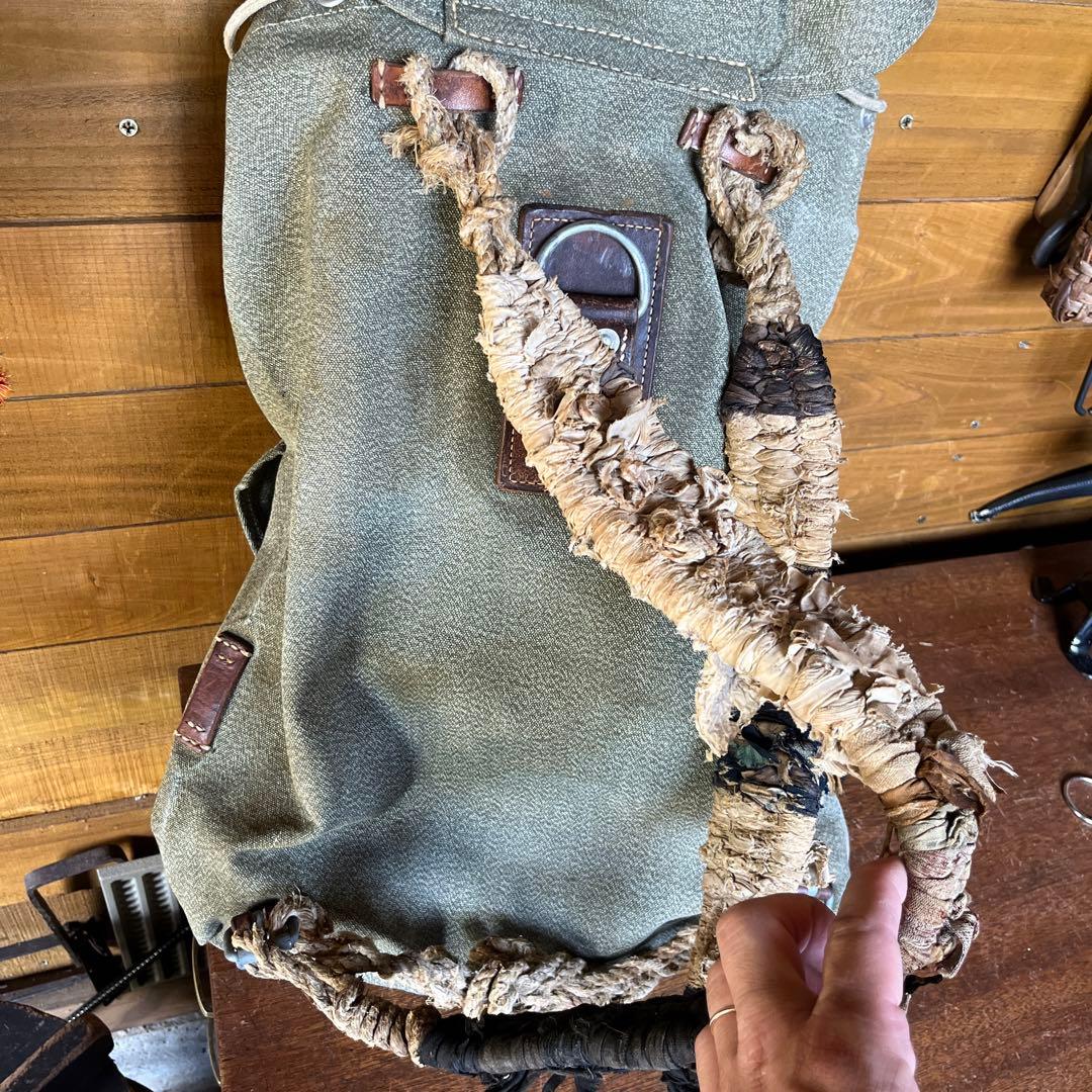 ヴィンテージスイス軍リュック改良