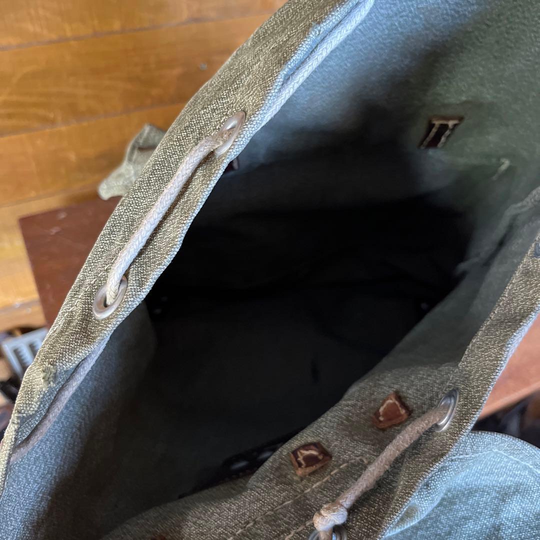 ヴィンテージスイス軍リュック改良