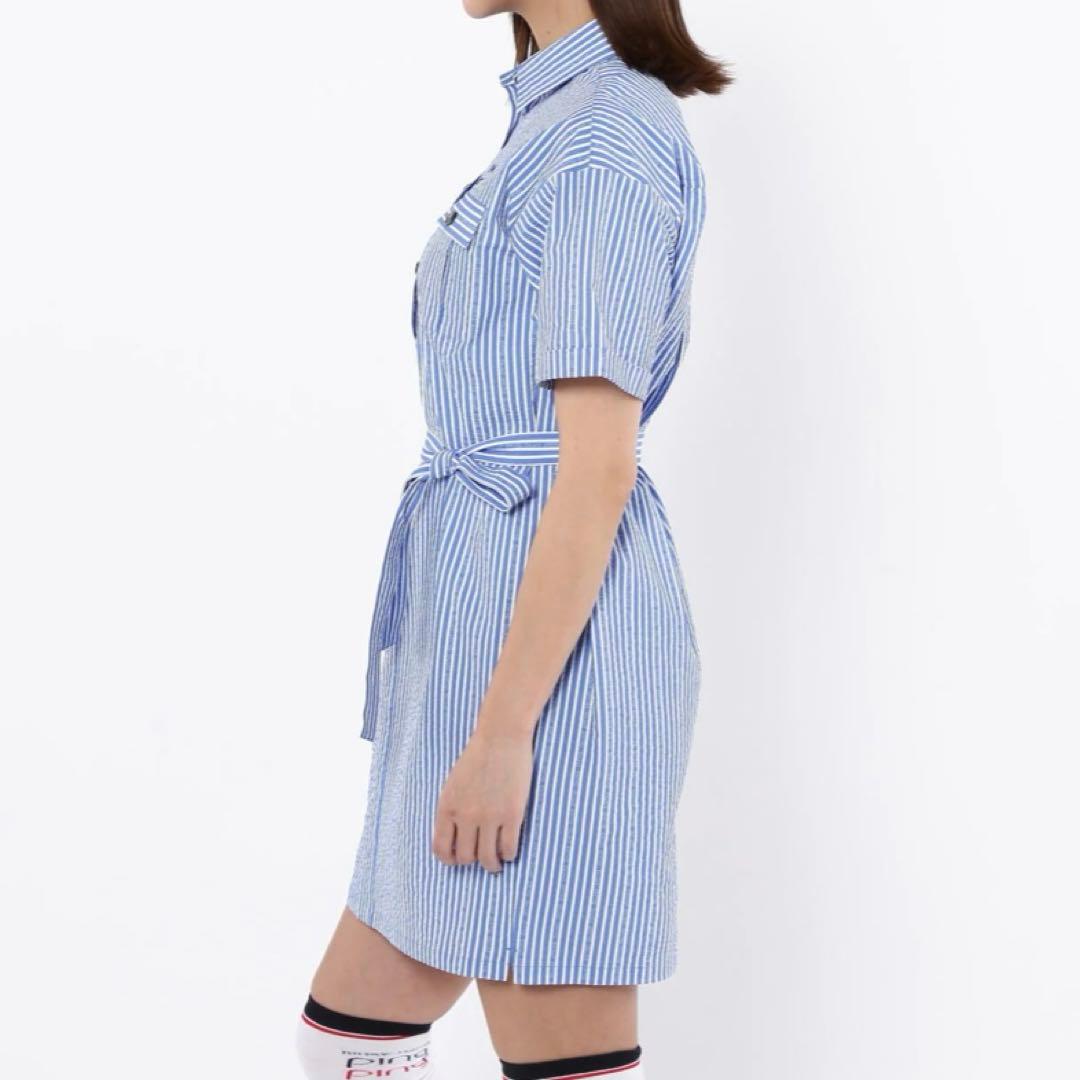 新品 PING ピン ストレッチ サッカー 半袖 ワンピース チュニック ゴルフ