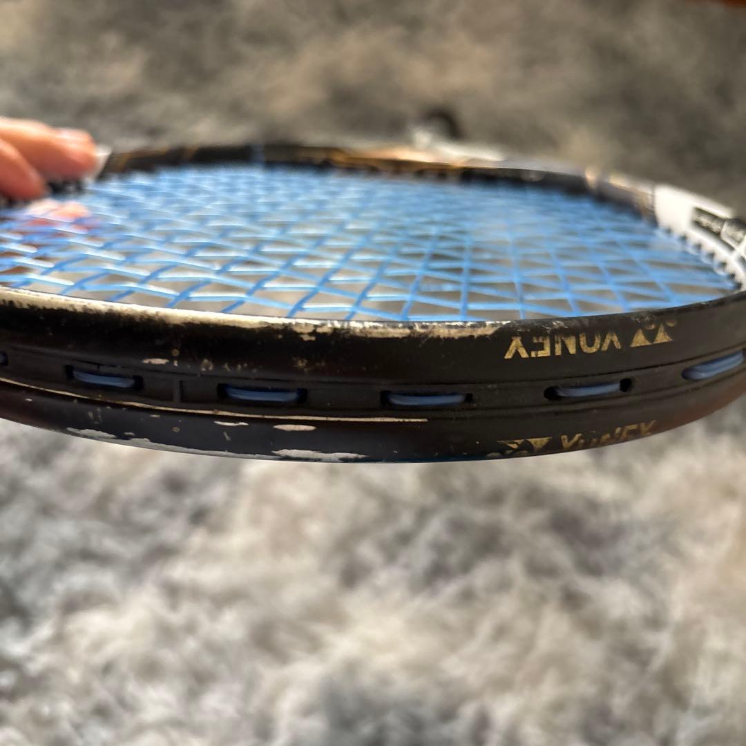 ディープインパクト ソフトテニスラケット 銀色
