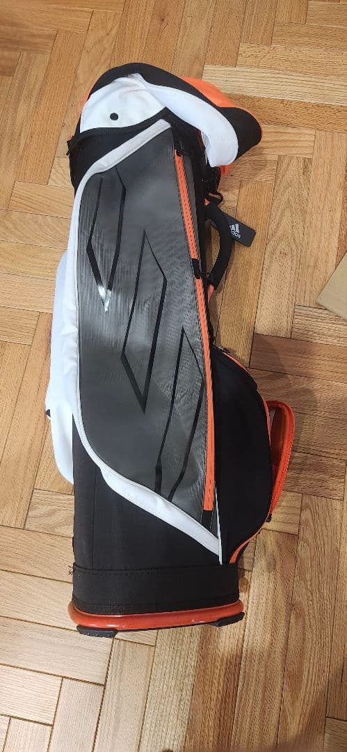 レンさん用adidas ゴルフキャディバッグ ブラック/オレンジ