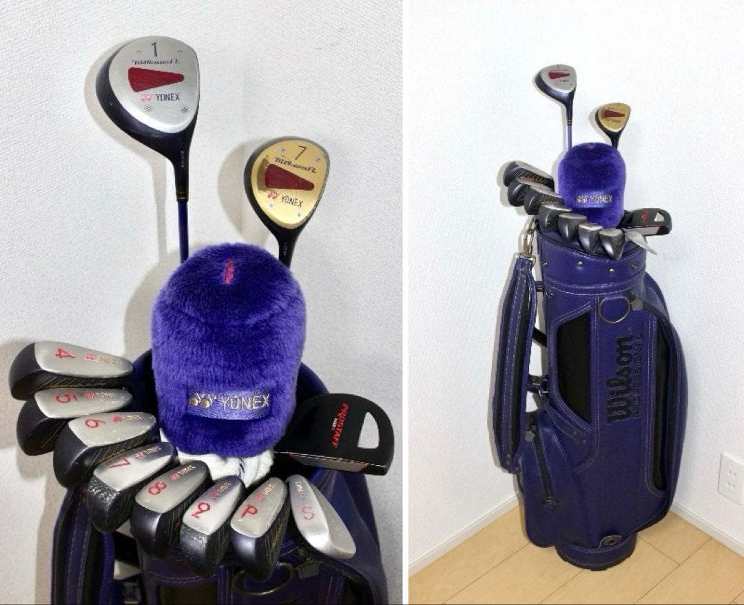 レディース用❗️ヨネックス等 ゴルフクラブ セット‼️キャディバッグ付❗️