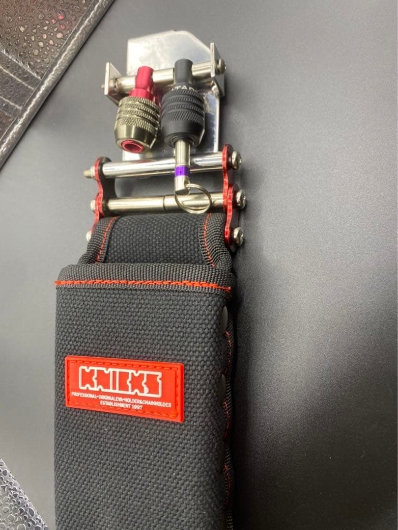 ハンドメイド　脱着式　ビットホルダー付きプレート