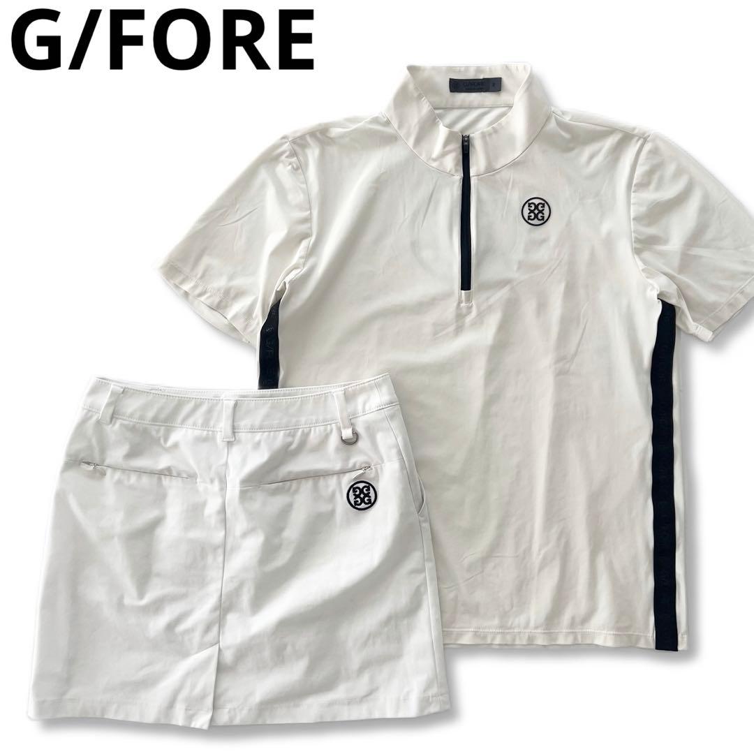 G/FORE ジーフォア　セットアップ　ハーフジップ スカート　ゴルフ　M