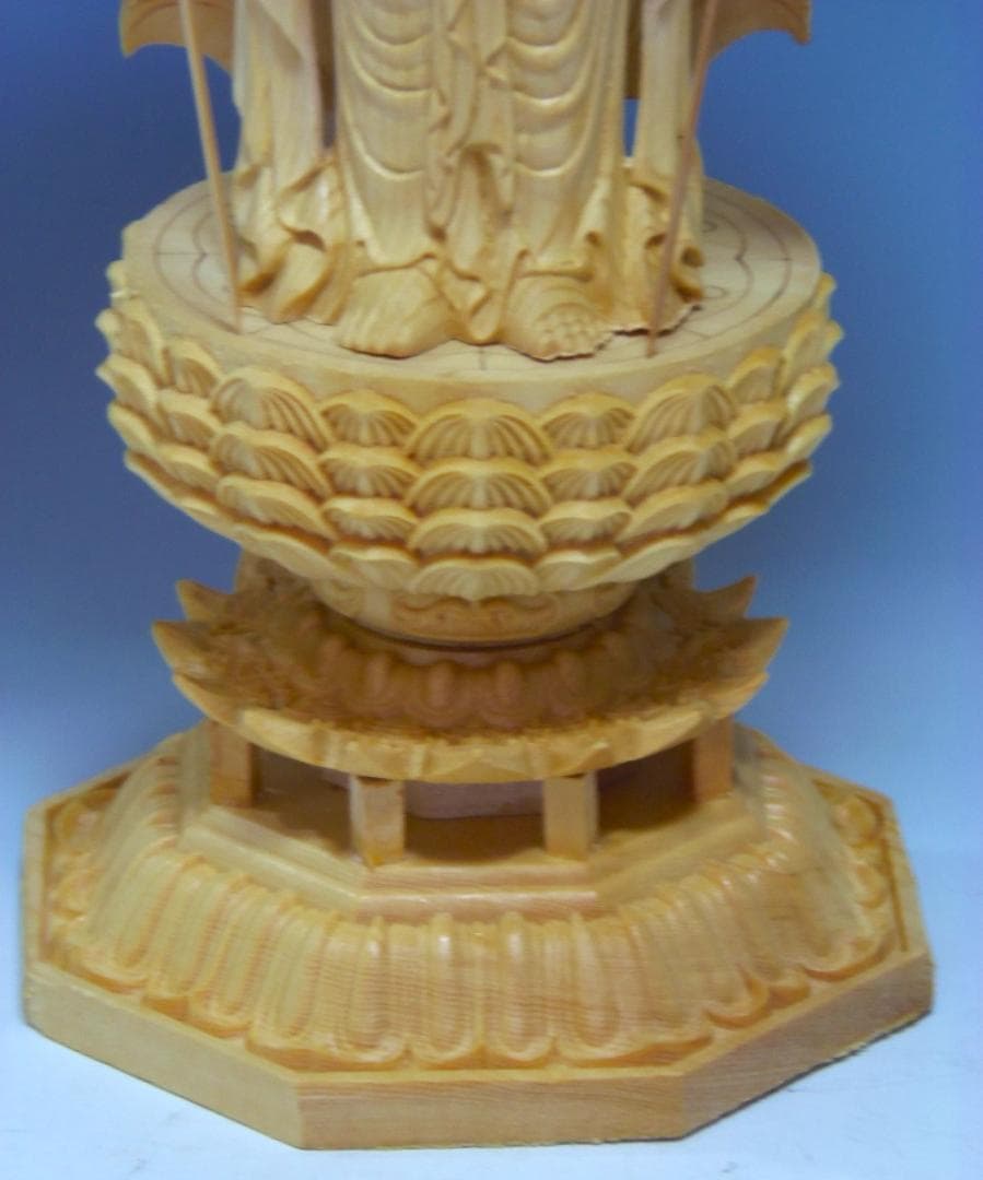木彫仏像 千手観音 千手観世音菩薩 仏像 木彫 ヒノキ