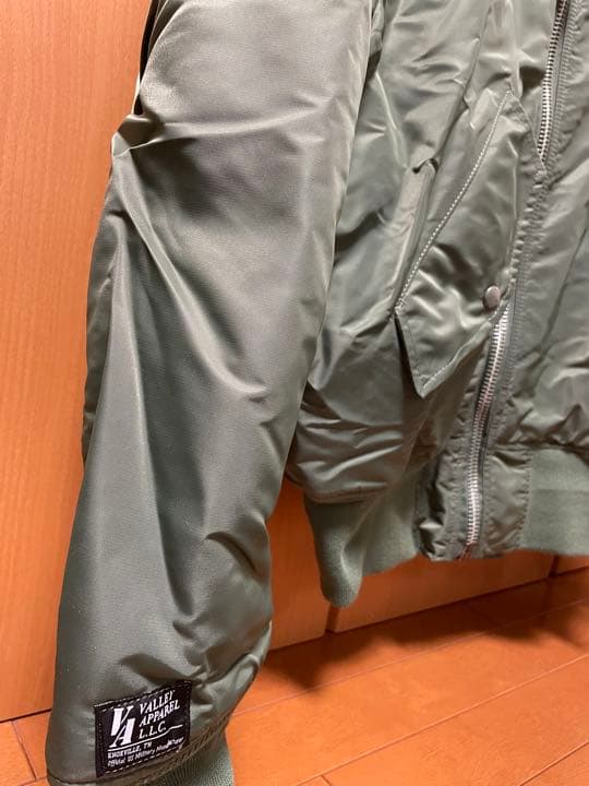 中田商店VALLEYAPPARELバレイアパレルフライトジャケット　カーキ