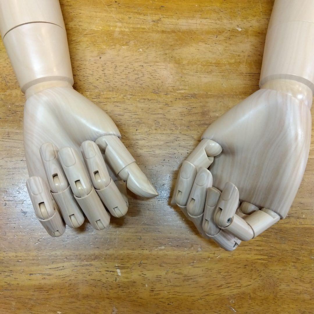 腕付き 上半身 トルソー マネキン メンズ 紳士 卓上 円形スタンド付き