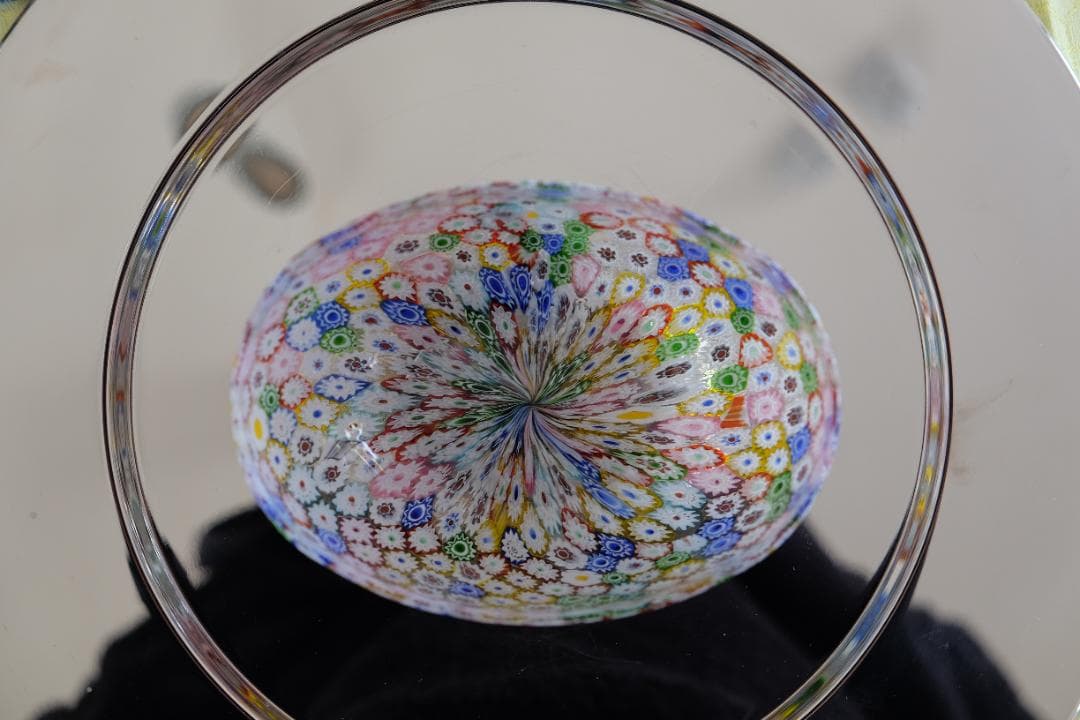 ベネチアンガラス ミルフィオリ 茶碗 舩木倭帆/黒木国昭/藤田喬平/江波冨士子