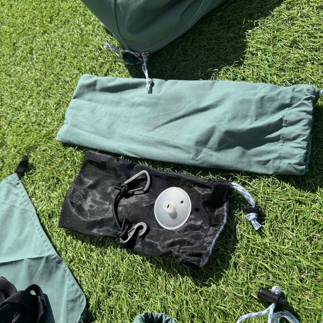 テンマクデザイン サーカスTCDX ダックグリーン 窓付フロントフラップセット