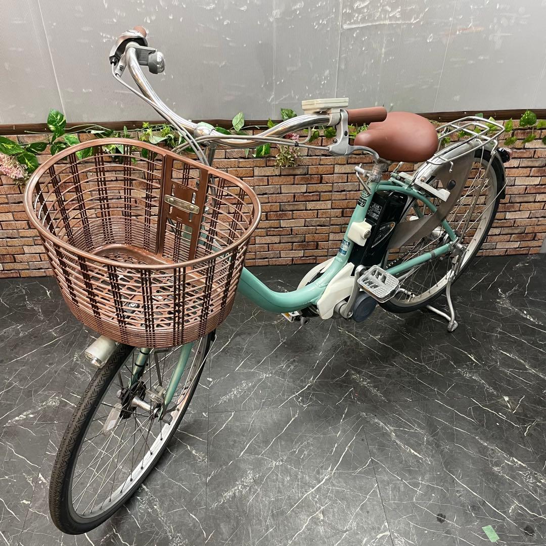 分解発送【6】電動自転車 Panasonic light U グリーン24インチ