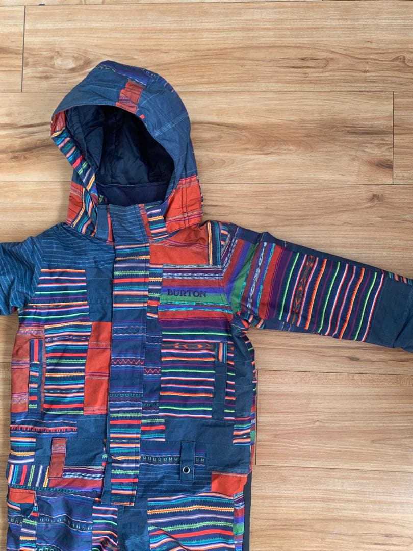 Burton 子供用スノーボードウェア パッチワーク