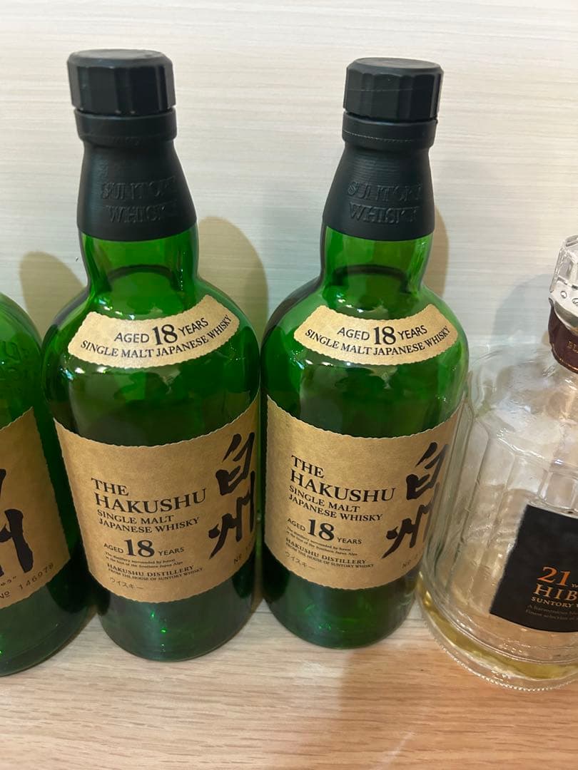 山崎・白州 18年　響21年　ウイスキー 6本セット