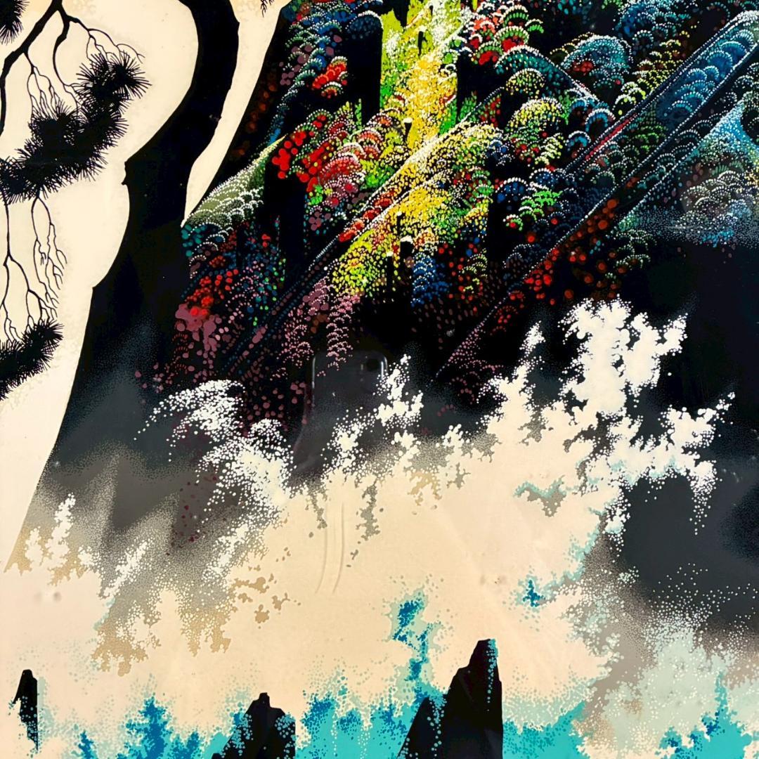 アイベン・アール「ラディアントスプレンダー」シルクスクリーン 大作 直筆サイン入