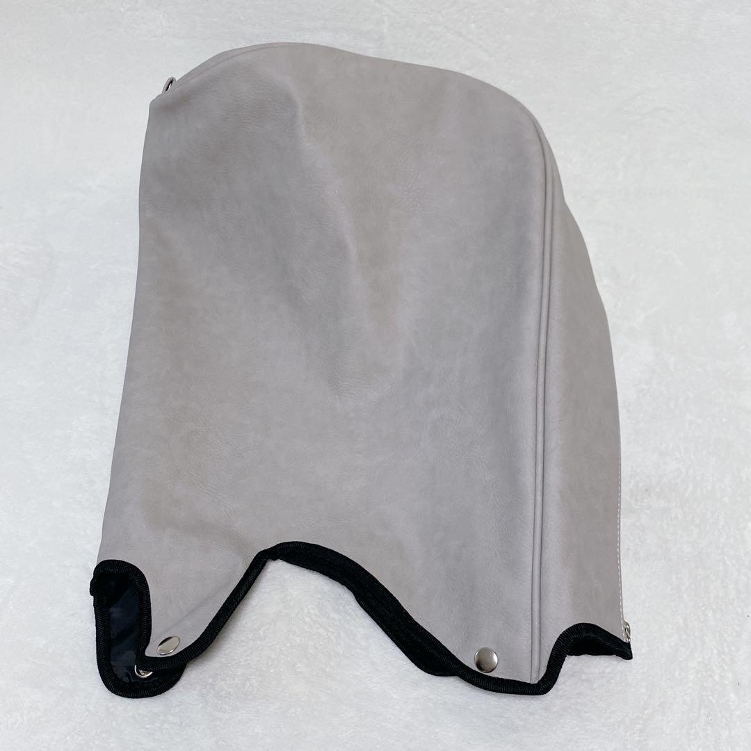 美品　AXEL　スタンド付キャディバッグ　グレージュ　9型　6分割　PUレザー