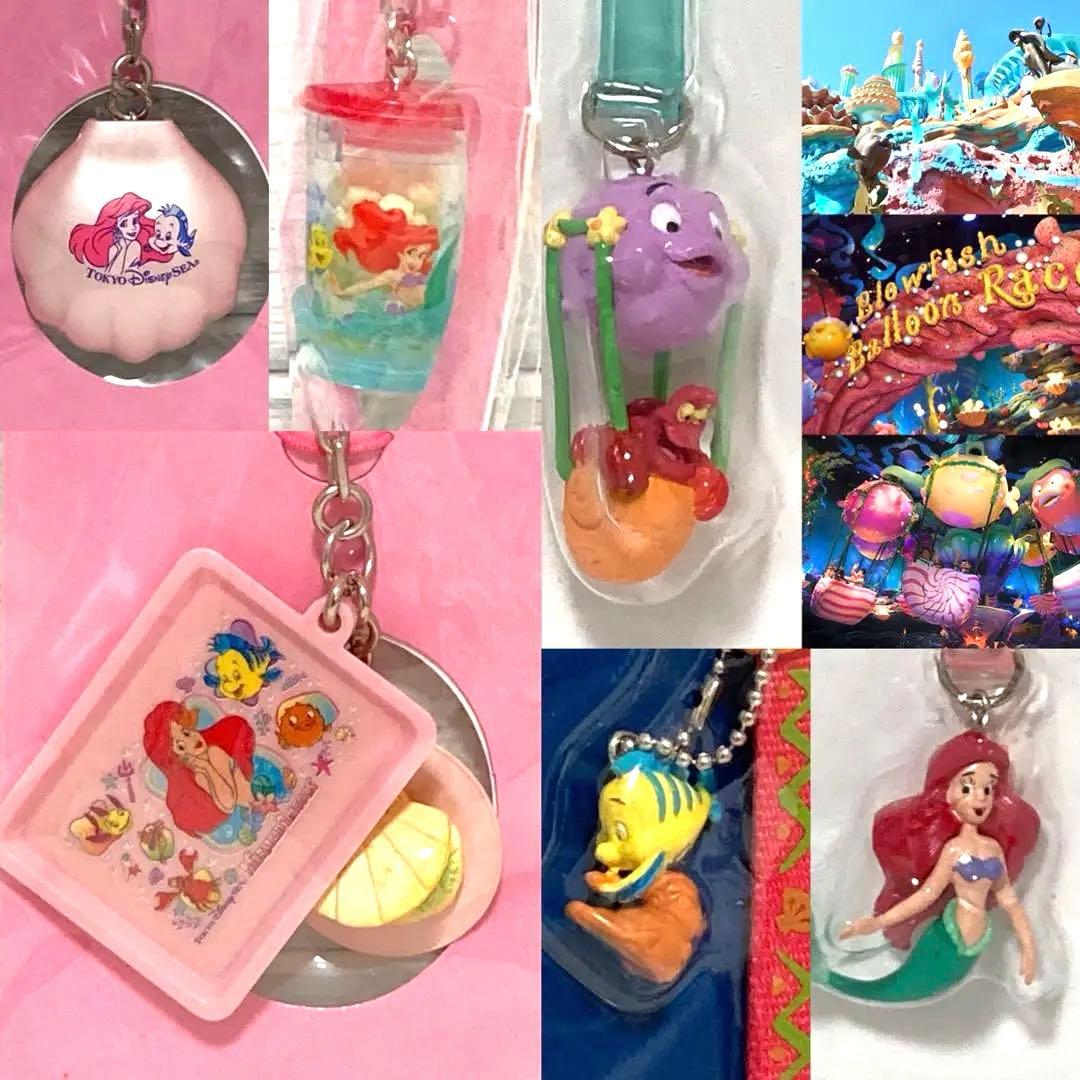 リトルマーメイド　アリエル　ストラップ　ディズニー　めじるしアクセサリー