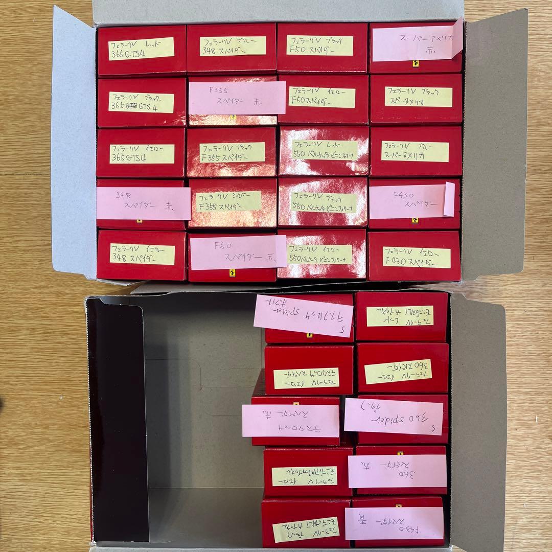 京商Ferrari フェラーリミニカーV 10車種30台セット　ラスト2セット