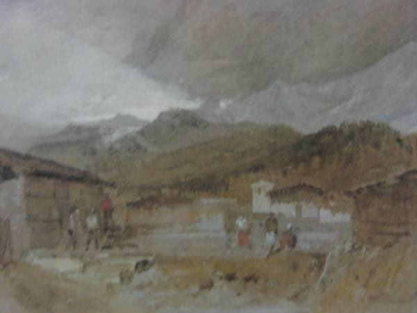 ターナー、コンタミーヌの夜明け、希少画集画、 新品額装付