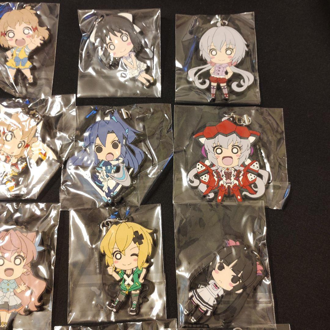 戦姫絶唱シンフォギアGX ラバーストラップ　キーホルダー　セット 水樹奈々