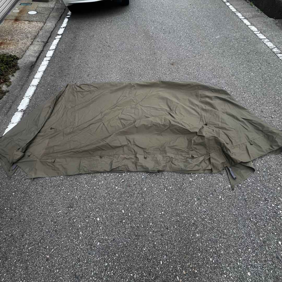 BUNDOK ソロベースEX タープ オリーブ色 美品 人気モデル