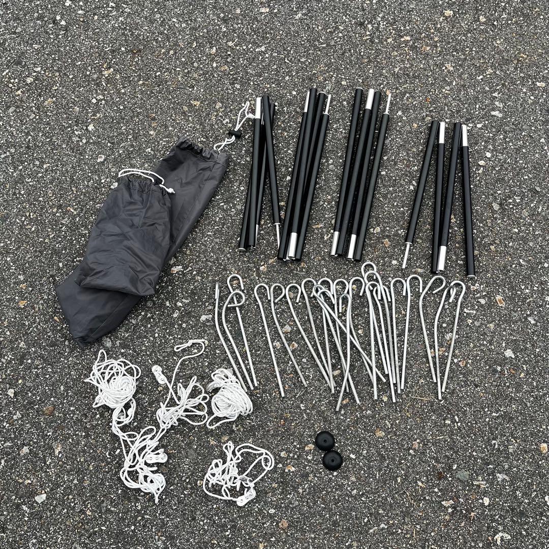 BUNDOK ソロベースEX タープ オリーブ色 美品 人気モデル