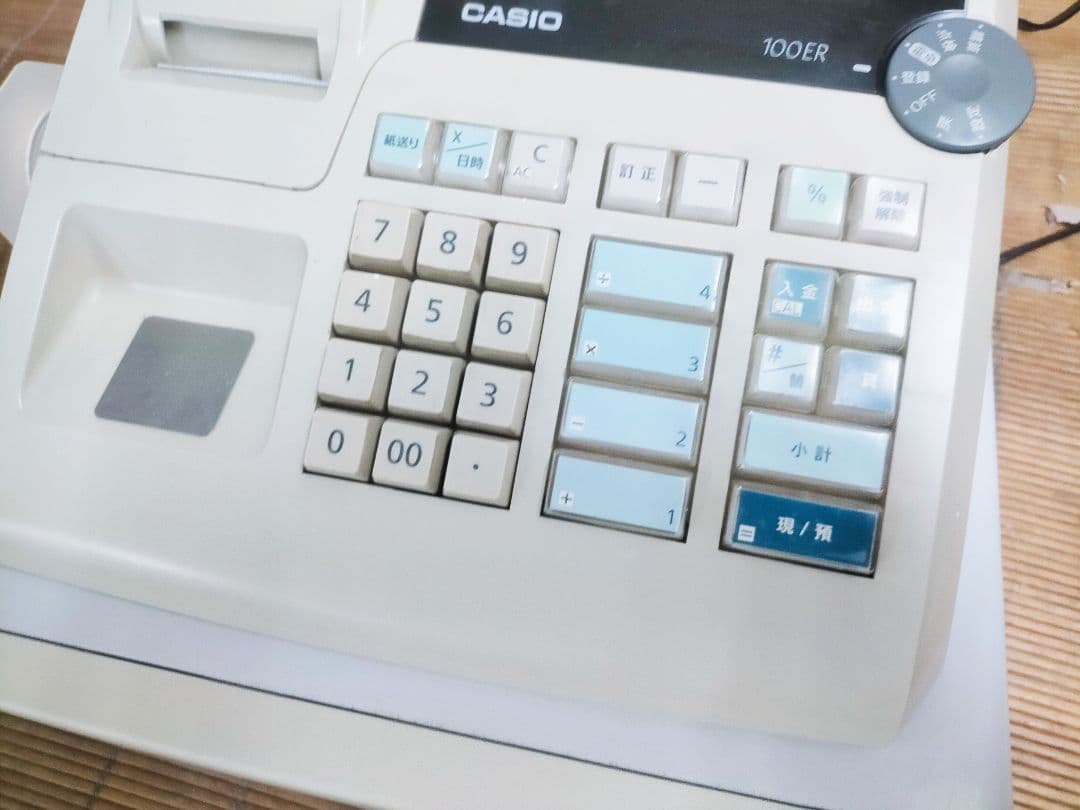 カシオレジスター　100ER　簡単便利特殊　送料込　207000