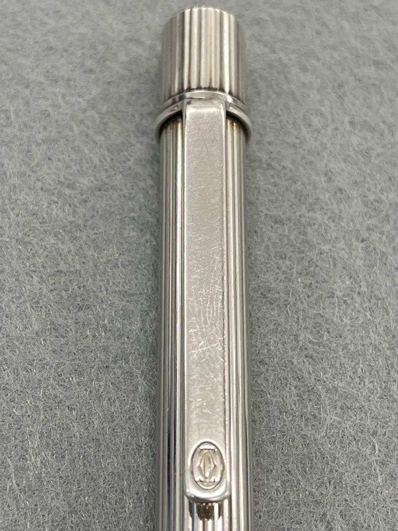 Cartier カルティエ ボールペン マストII シルバープレート ゴドロン