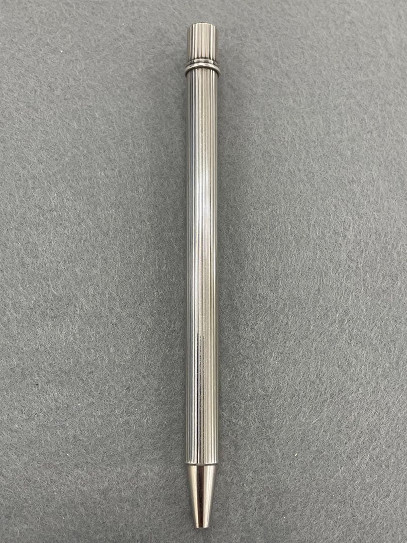 Cartier カルティエ ボールペン マストII シルバープレート ゴドロン