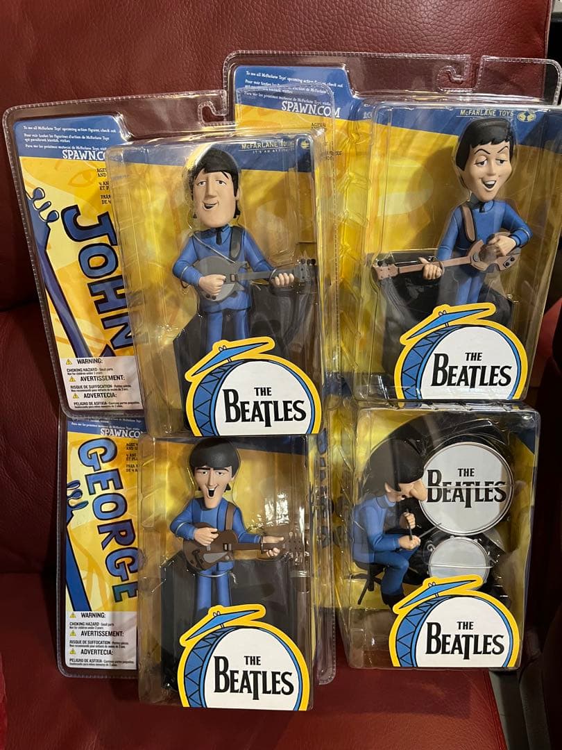 マクファーレントイズ　 ビートルズ　Beatles フィギュア　全4種セット