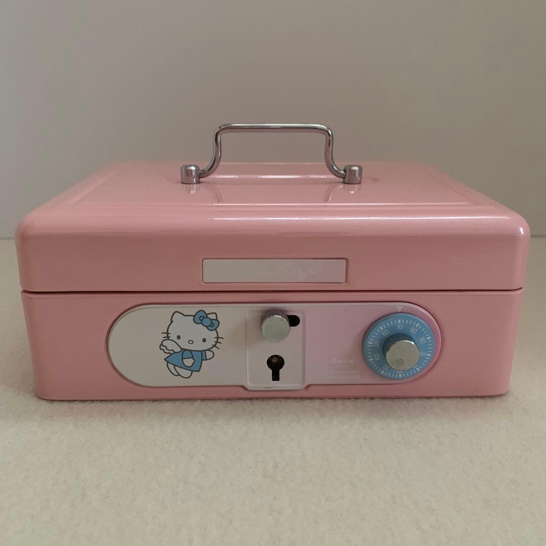 サンリオ♡エンジェルキティ 手提げ金庫 ダイヤル式 鍵付 ハローキティ【激レア】