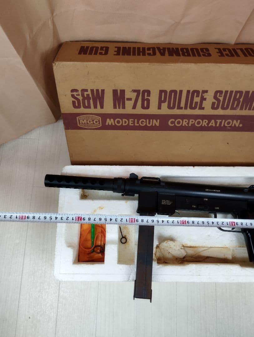 希少　MGC製モデルガン S&W M-76 元箱付 SPG規格品