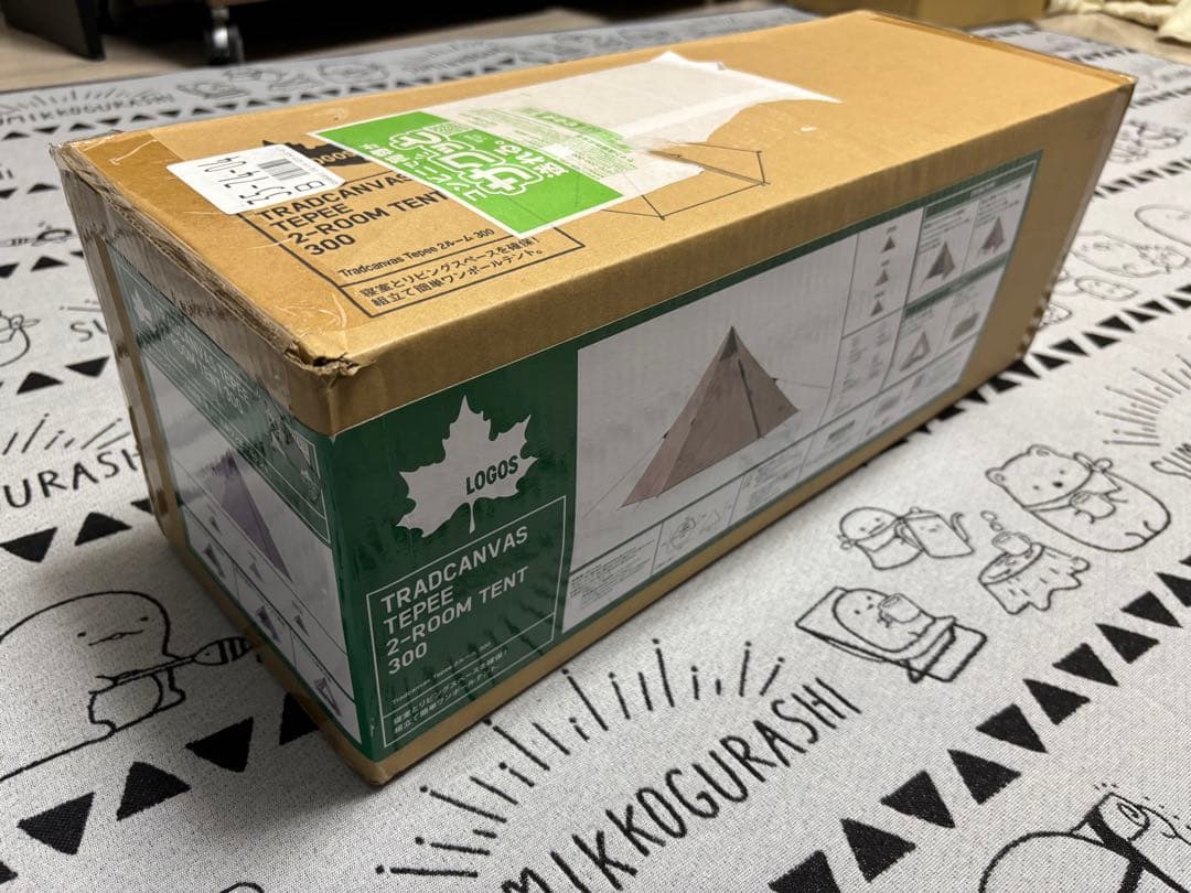 【未使用】LOGOS TRADCANVAS TEPEE 2-ROOM TENT