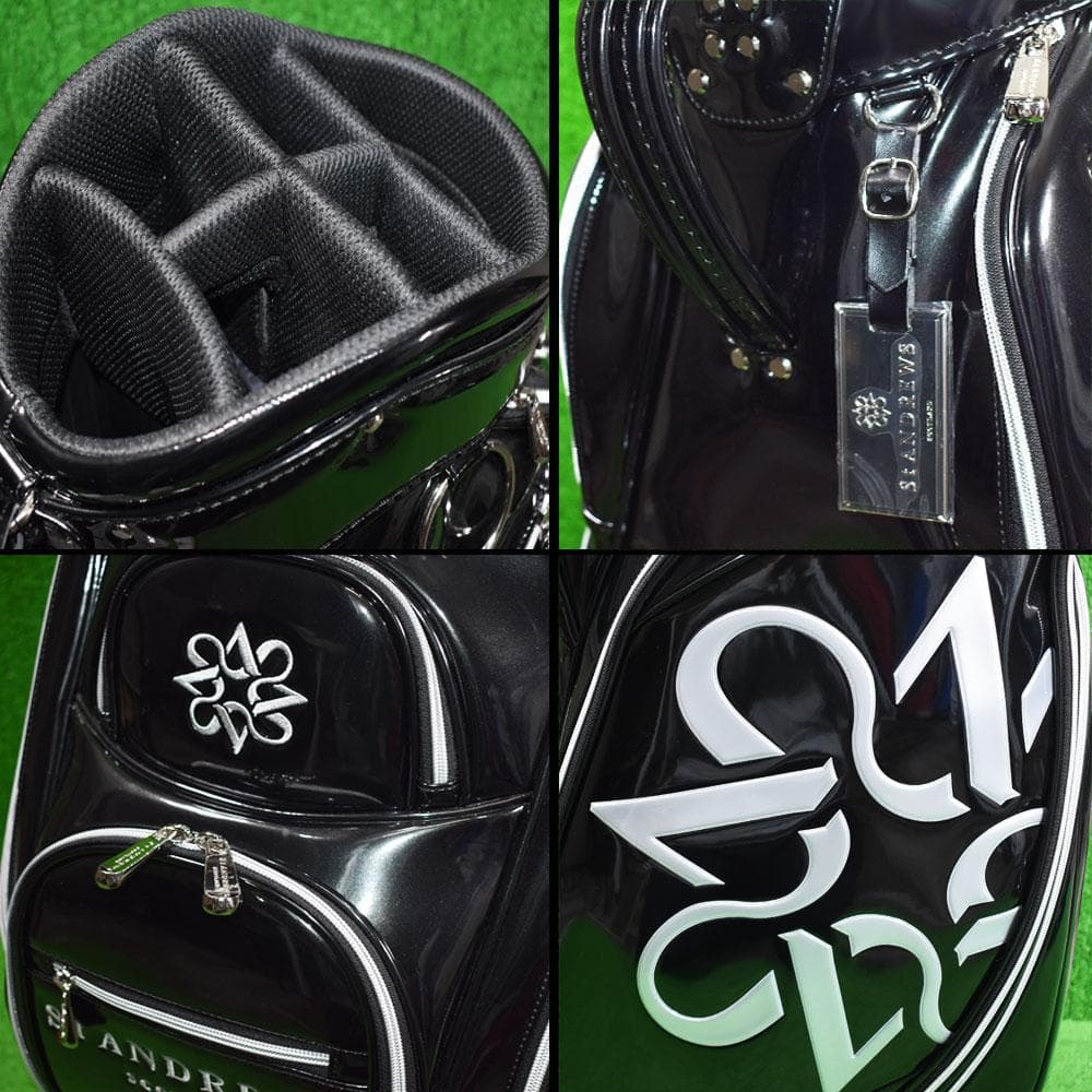 St ANDREWS/セントアンドリュース キャディバッグ８型【ブラック】新品！