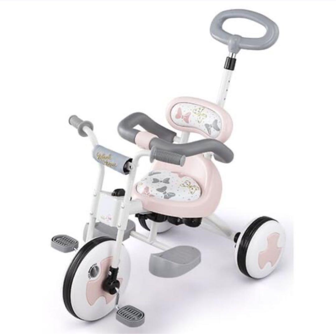 ディズニー トライクピュア　三輪車（ピンク）かじとり おしゃれ トイザらス限定