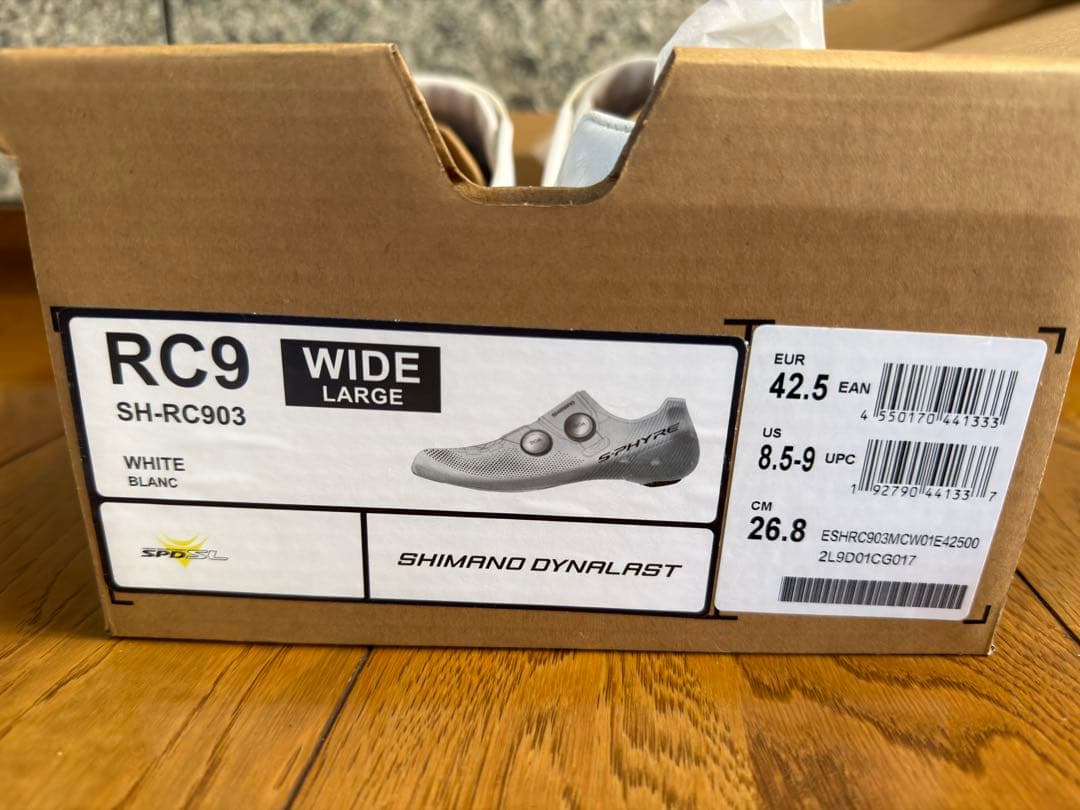 美品おまけ付　シマノRC9 903 S-PHYRE 42.5ワイド