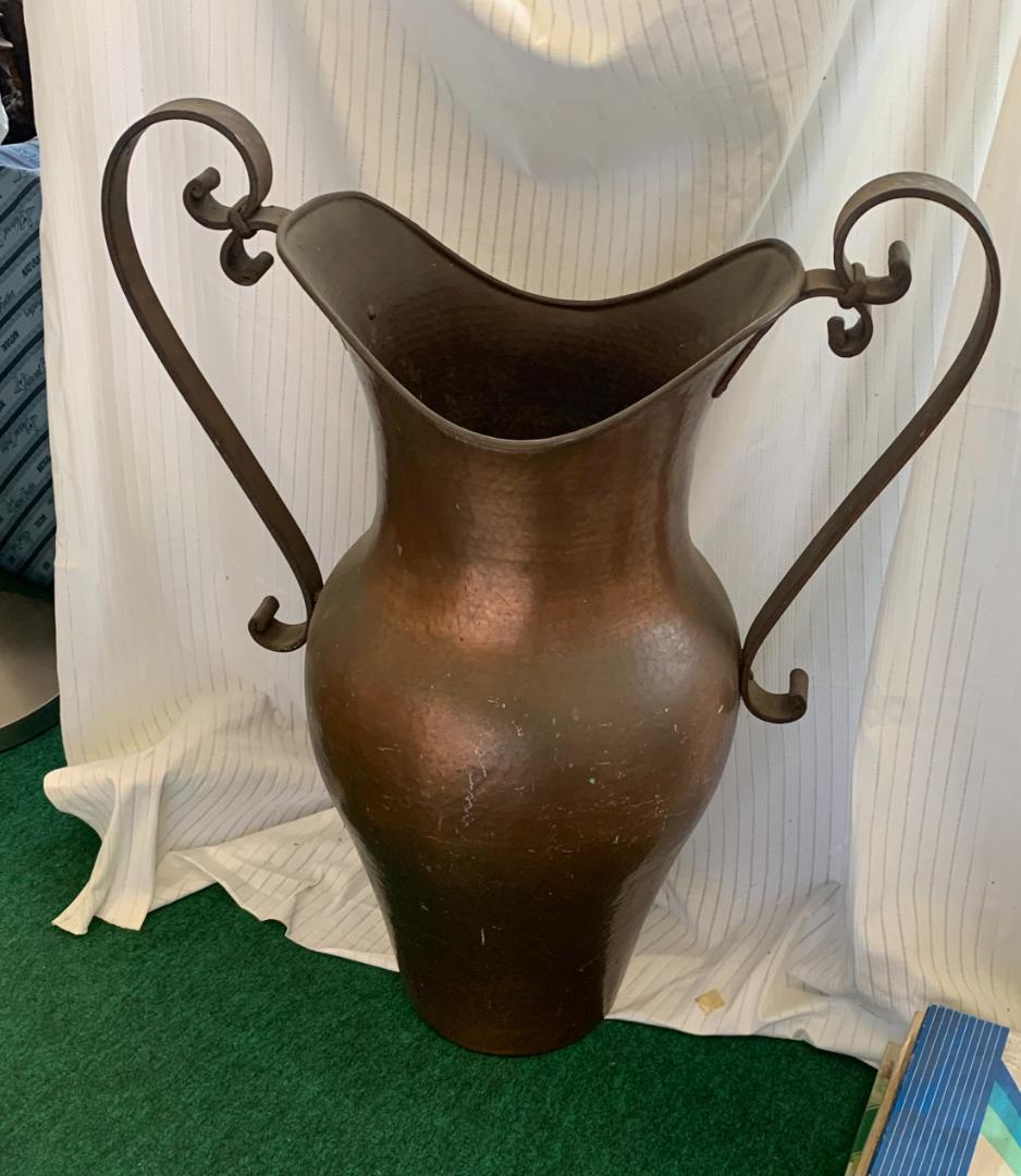 ヴィンテージ!! 銅製 水差し 花瓶 花器 フランス製 大型 現状品!!
