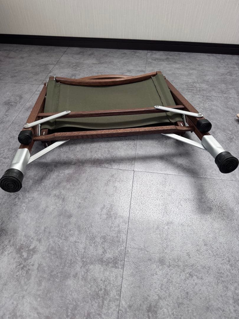 メーカー不明　キャンプ用木製チェア