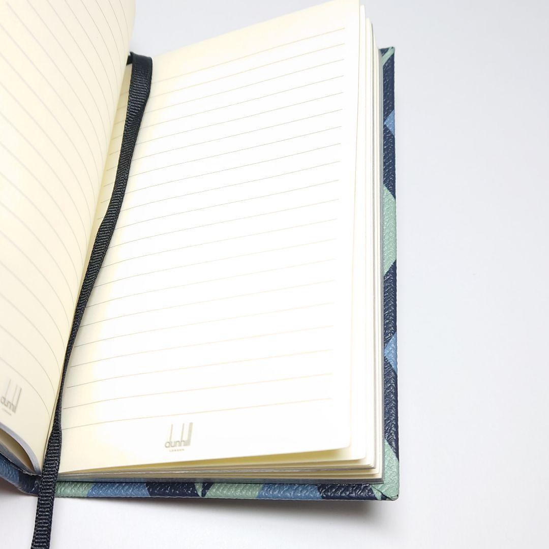 【新品未使用】ダンヒルdunhill エンジンターンノートブック/手帳 ストーン