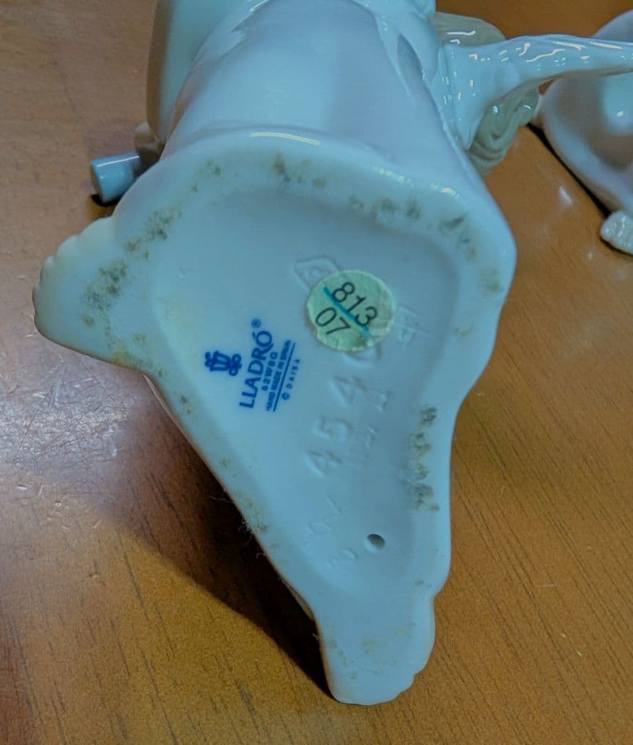 【LLADRO】磁器人形「可愛い考え事」「可愛いお祈り」「可愛いフルート」3体