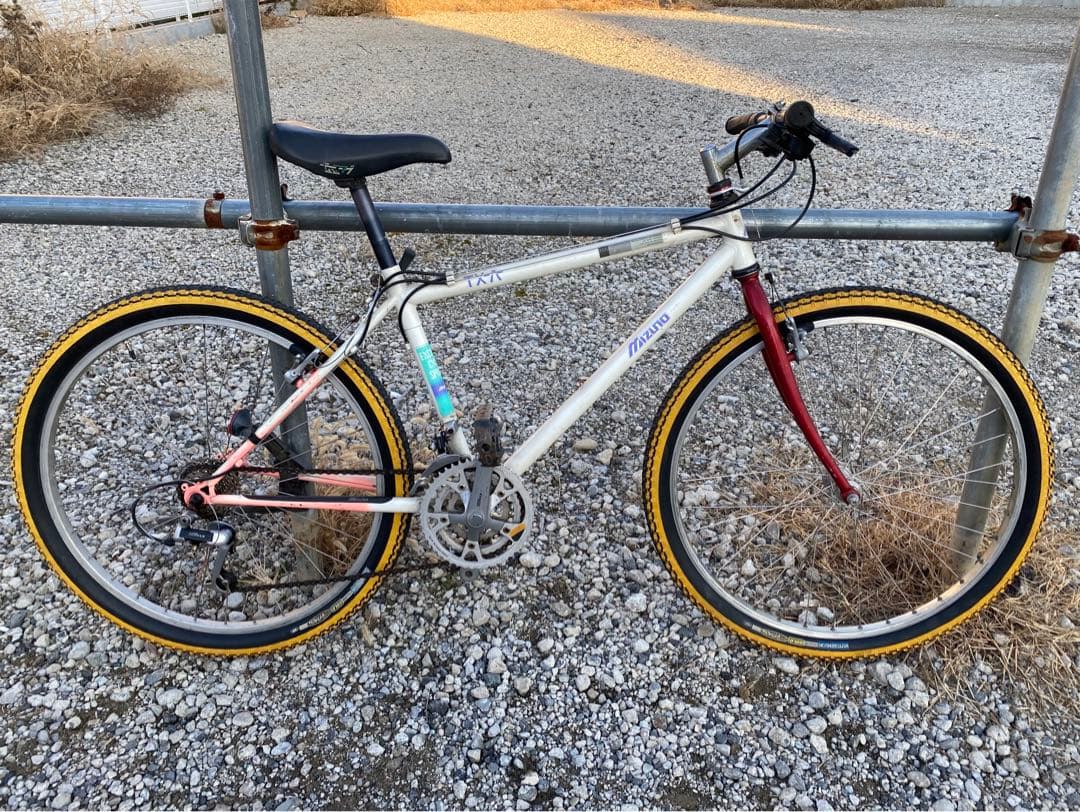 ビンテージ　old MTB ミズノTX-A 自転車　マウンテンバイク　クロモリ
