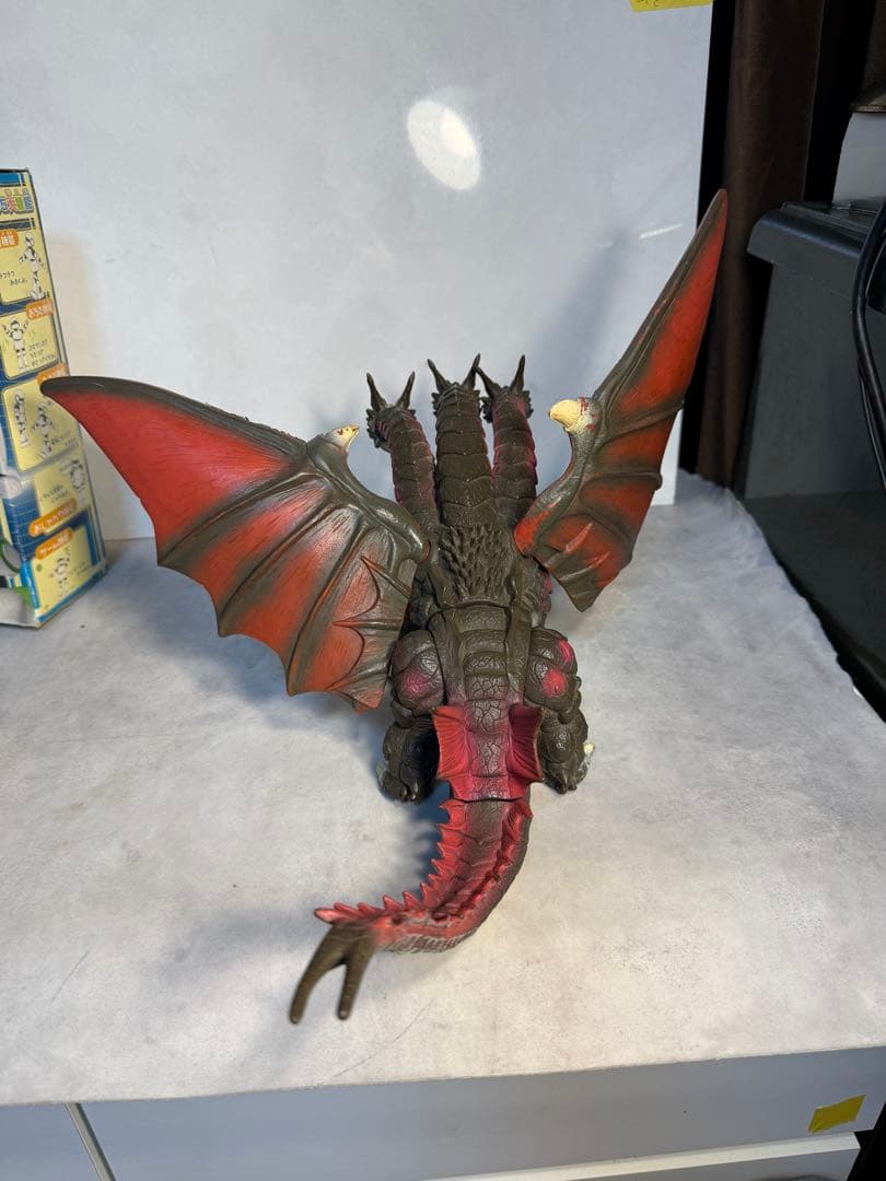 バンダイ 1996 デスギドラ ソフビ ゴジラ モスラ 大型 フィギュア　当時物