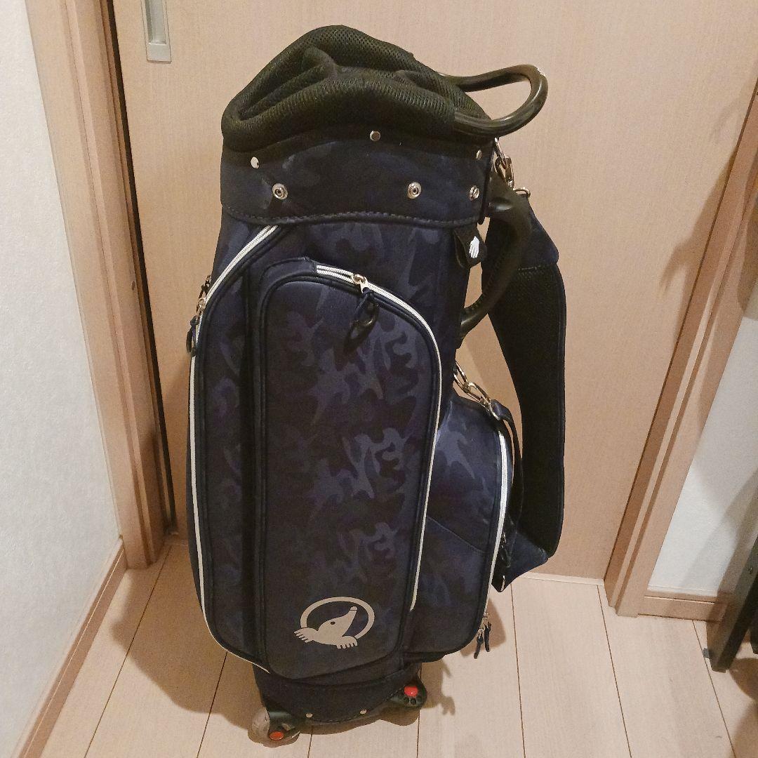 ホンマゴルフ迷彩柄ネイビーキャディバッグ
