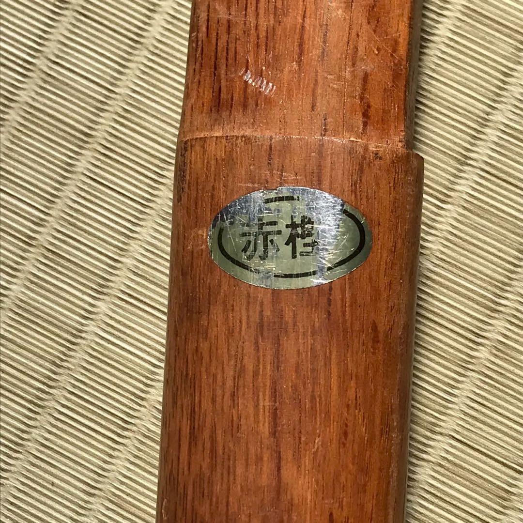 Js5 赤樫 木刀 模造刀 2本セット 脇差　白鞘 昭和レトロ