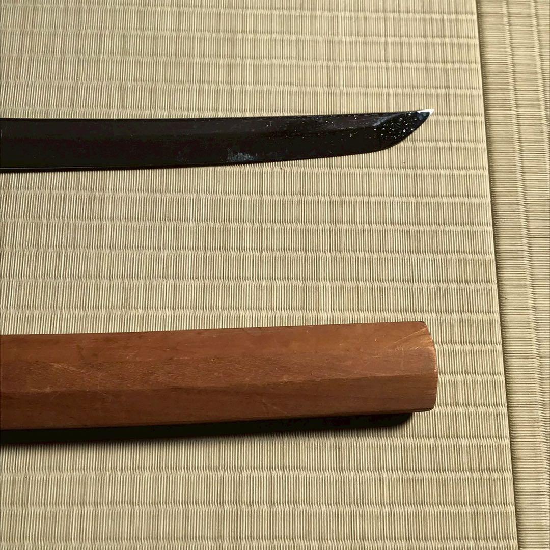 Js5 赤樫 木刀 模造刀 2本セット 脇差　白鞘 昭和レトロ