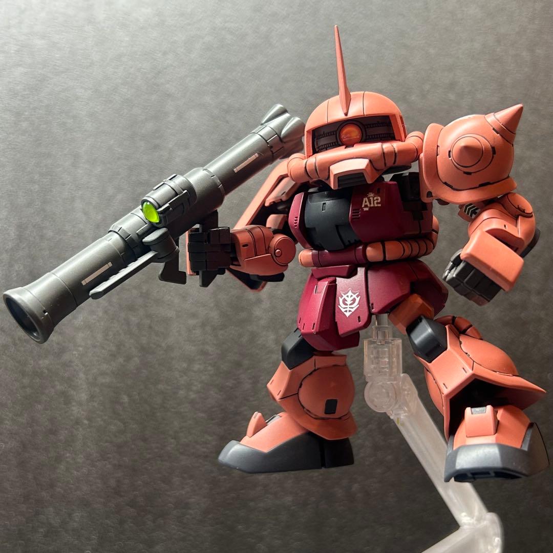 SDガンダム クロスシルエット　RX-78ガンダム　シャア専用ザク　2点